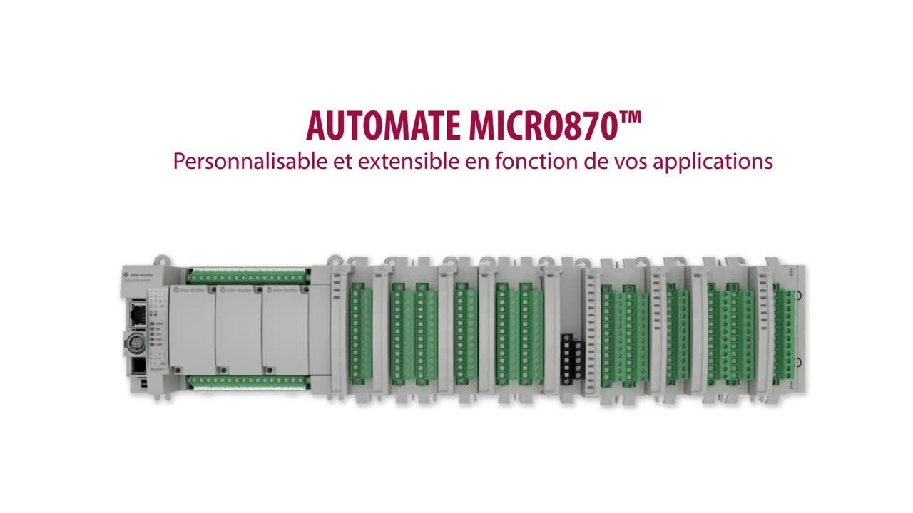 Présentation de l’automate Micro870